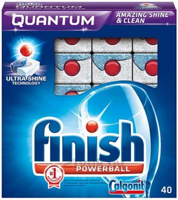 Таблетки для посудомоечных машин Finish Quantum (40шт) - общий вид