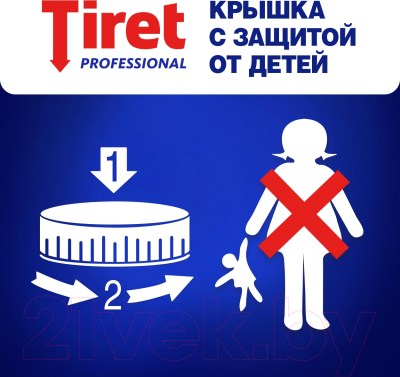Средство для устранения засоров Tiret Professional (1л)