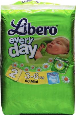 Подгузники детские Libero Everyday Mini 2 (50шт) - общий вид