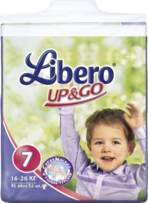 Подгузники-трусики детские Libero Up&Go XL Plus 7 (12шт) - общий вид
