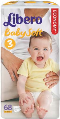 Подгузники детские Libero Baby Soft Midi 3 (68шт) - общий вид