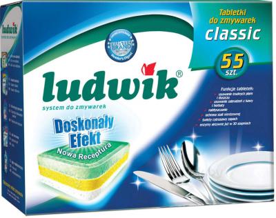 Таблетки для посудомоечных машин Ludwik Classic (55шт) - общий вид