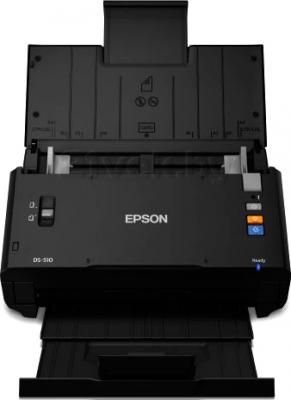 Протяжный сканер Epson WorkForce DS-510 - в раскрытом виде