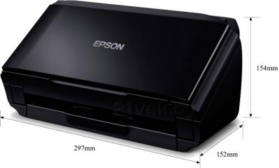 Протяжный сканер Epson WorkForce DS-510 - вид сбоку