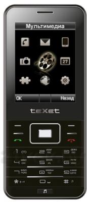 Мобильный телефон Texet TM-D222 (Black) - общий вид