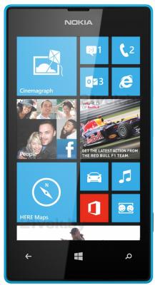 Смартфон Nokia Lumia 520 (Cyan) - общий вид