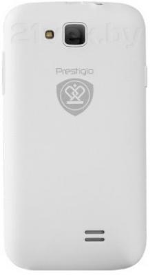 Смартфон Prestigio MultiPhone 3400 DUO (White) - задняя панель
