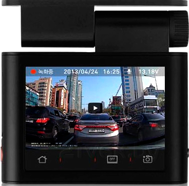 Автомобильный видеорегистратор Cowon AE1 (32GB, Black) - сенсорный дисплей
