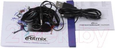 MP3-плеер Ritmix RF-4950 (16Gb, черный) - кабели в комплекте