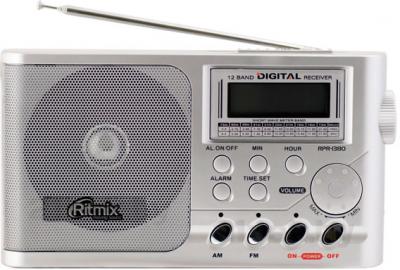 Радиоприемник Ritmix RPR-1380 (серебристый) - общий вид