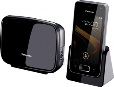 Беспроводной телефон Panasonic KX-PRX120 (белый) - на подставке с автоответчиком