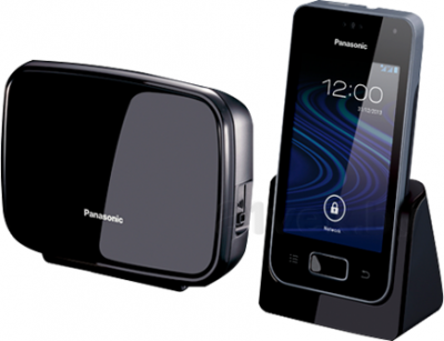 Беспроводной телефон Panasonic KX-PRX150 (черный) - с автоответчиком