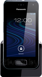 Беспроводной телефон Panasonic KX-PRX150 (черный) - общий вид