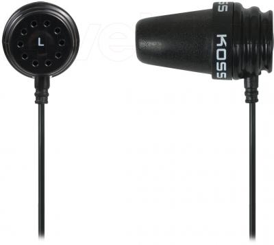 Наушники Koss Spark Plug (черный) - общий вид