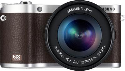 Беззеркальный фотоаппарат Samsung NX300 (Brown, EV-NX300ZBSVRU) - общий вид