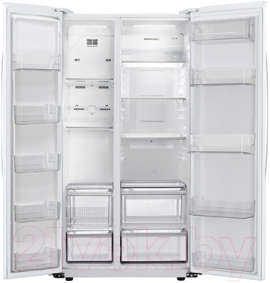 Холодильник с морозильником LG GC-B207GVQV - внутренний вид