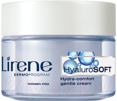 

Крем для лица Lirene, HyaluroSoft нежный гидро-комфорт гиалуроновая кислота