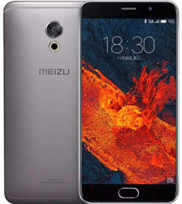 Смартфон Meizu Pro 6 Plus 64GB / M686H (серый)