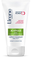 

Гель для умывания Lirene, Здоровая кожа + глубоко очищающий 3 в 1 для жирной кожи