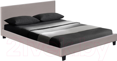 Двуспальная кровать Halmar Pago 160x200 (капучино)