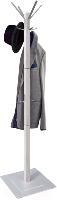 Вешалка для одежды Sheffilton Альберо SHT-CR11 (беленый дуб/алюминий)