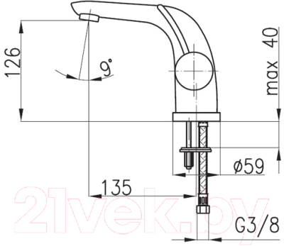 Изображение товара Смеситель Armatura Malachit 4402-811-00