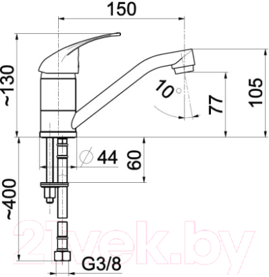 Смеситель Armatura Jaspis 542-915-00