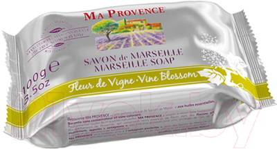 Мыло твердое Ma Provence Из Марселя виноградный цветок (100г)