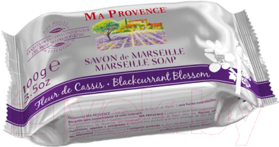 Мыло твердое Ma Provence Из Марселя цветок черной смородины (100г)