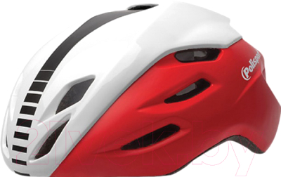 Защитный шлем Polisport Aero Road 54/58 (M, красный/белый/черный)