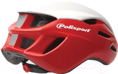 Защитный шлем Polisport Aero Road 58/61 (L, красный/белый/черный)
