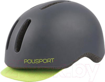 Защитный шлем Polisport Commuter 54/58 (M, темно-серый/желтый)