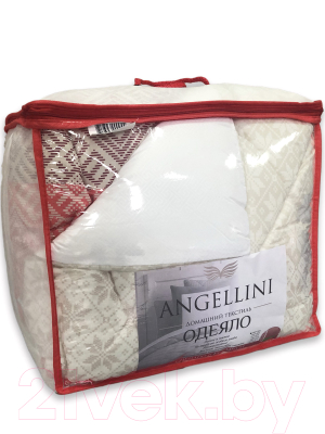 Одеяло Angellini Дуэт 8с014дб (140x205, белорусский/белый)