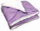 Одеяло Angellini Дуэт 8с015дб (150x205, фиолетовый/белый) - 