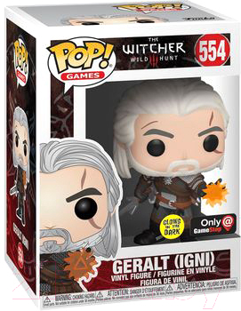 Фигурка коллекционная Funko POP! Vinyl Games Witcher Geralt 45039 / Fun2549354