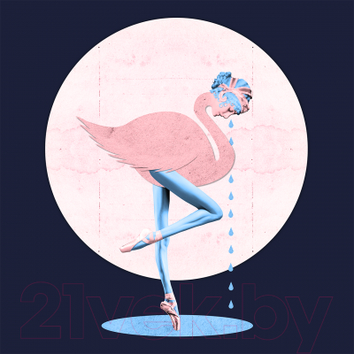 Авторская картина ХO-Gallery Розовый фламинго / ВЛ-2020-001
