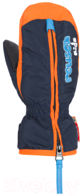 Варежки лыжные Reusch Ben Mitten Dress/ 4685408 0425 (р-р 3, Blue/Orange Popsicle)