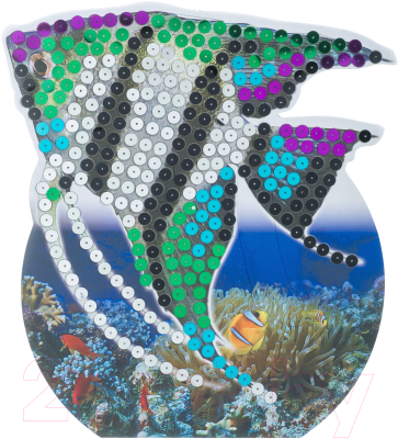 Набор для творчества Bondibon 3D картина. Экзотические рыбки / ВВ4463