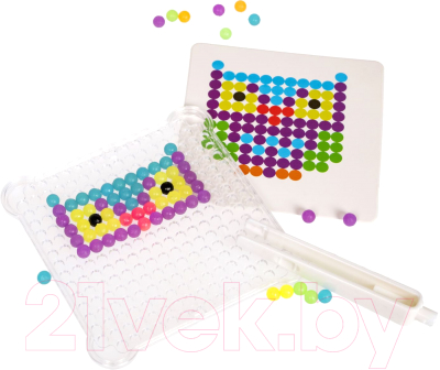 Изображение товара Развивающая игра Bondibon Аквамозаика неоновая. Светится в темноте! / ВВ4226