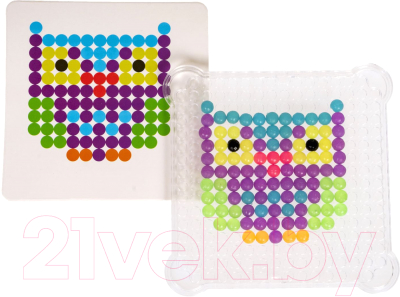 Изображение товара Развивающая игра Bondibon Аквамозаика неоновая. Светится в темноте! / ВВ4226