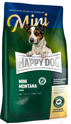 

Корм для собак Happy Dog, Mini Montana / 60492