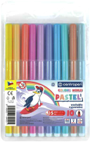 Фломастеры Centropen Colour World Pastel / 7550 1087 (10шт) - 