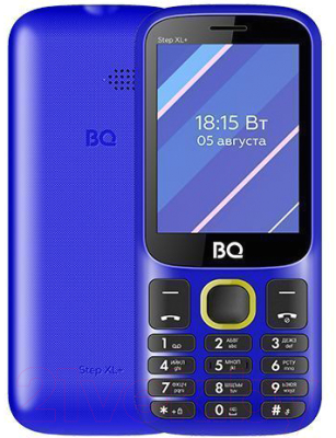 Мобильный телефон BQ Step XL+ BQ-2820 (синий/желтый)