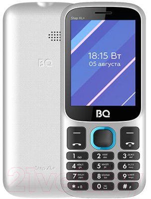 Мобильный телефон BQ Step XL+ BQ-2820 (белый/синий)