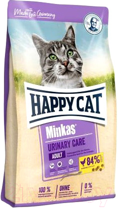 Сухой корм для кошек Happy Cat Minkas Urinary Care Geflugel / 70375