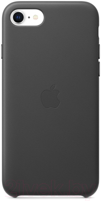 Чехол-накладка Apple Leather Case для iPhone SE Black / MXYM2