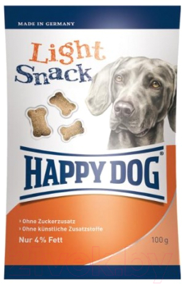 Лакомство для собак Happy Dog Light Snack с домашней птицей,ягненком,говядиной / 03233 (100г)
