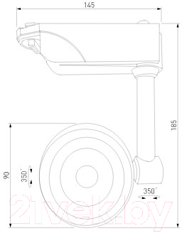 Трековый светильник Elektrostandard Oriol 12W 4200K LTB48 (белый)