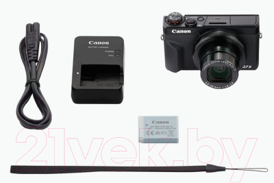 Компактный фотоаппарат Canon PowerShot G7 X Mark III / 3637C002 (Black)