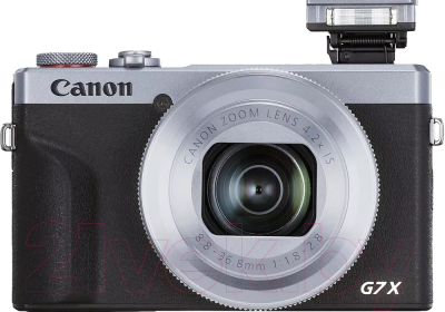 Компактный фотоаппарат Canon PowerShot G7 X Mark III / 3638C002 (Silver)